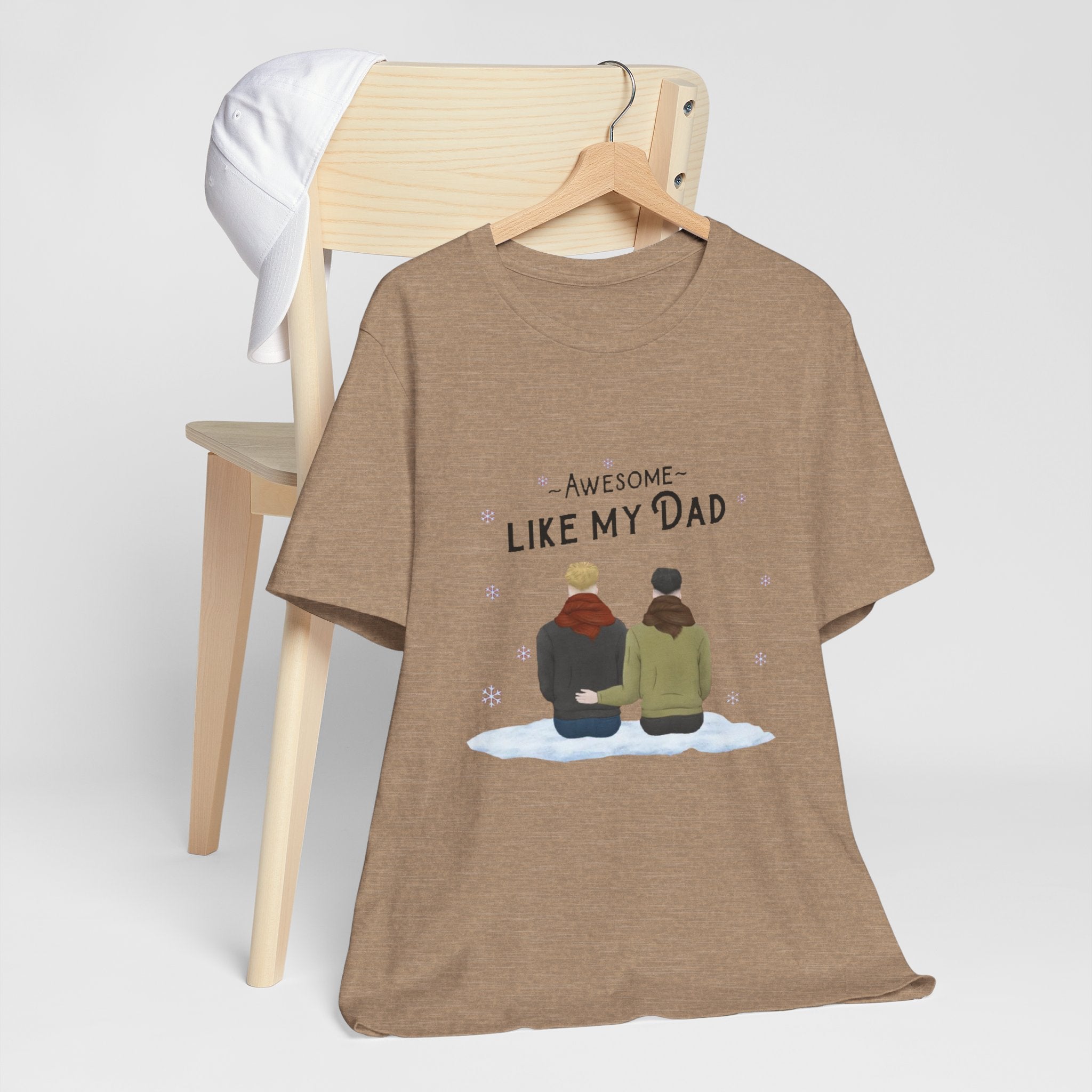 Awesome like my Dad | Unisex Tri-Blend Crew Tee